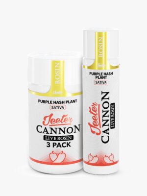 Jeeter Pre-Roll Cannon Live Rosin purple harsh plant