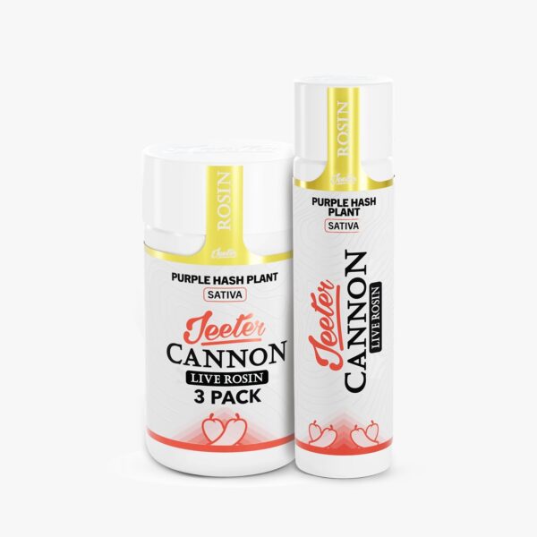 Jeeter Pre-Roll Cannon Live Rosin purple harsh plant